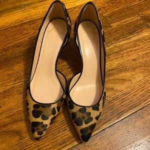 New J CrewColette d’Orsay pumps in leopard print.